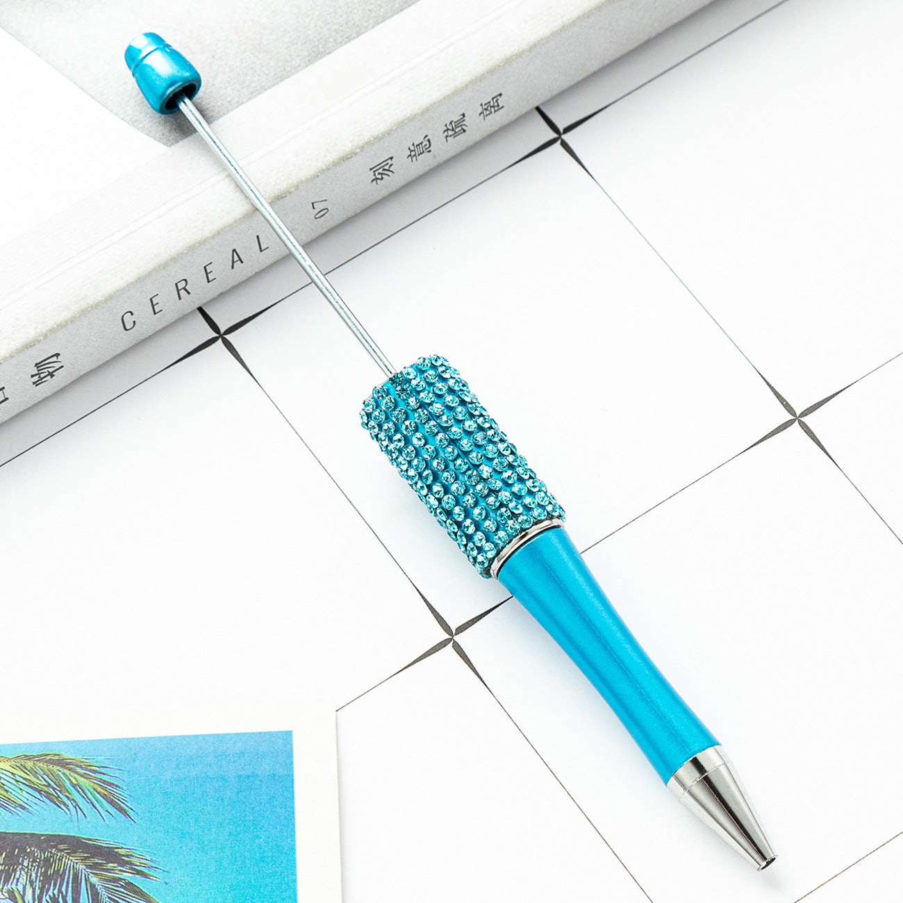 Wholesale Beadable Pens Rhinestone Pens Plastic Handmade Diamond Pen